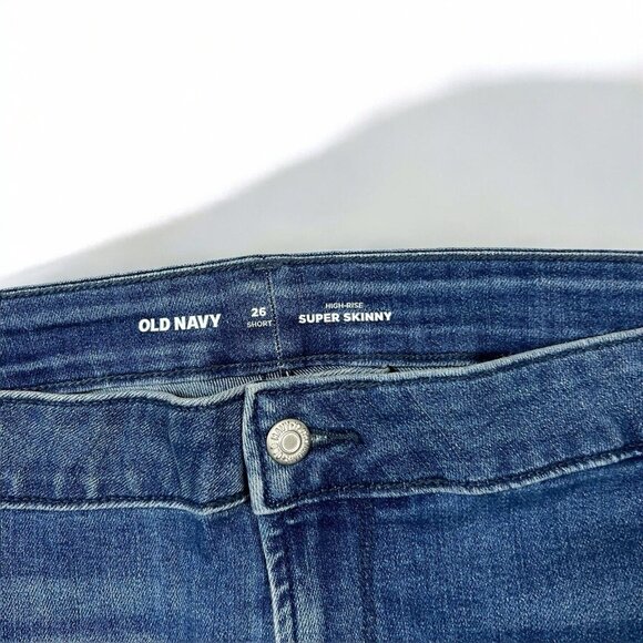 Old Navy Wow High Rise Super Skinny Jeans Plus Size 26 Short Campeche 734884 - Picture 6 of 10